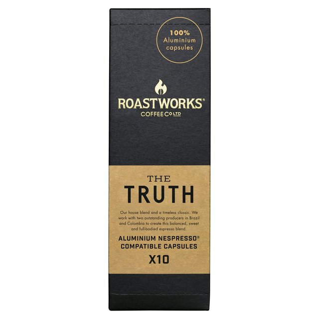 Roastworks The Truth Nespresso Compatible Capsules   10 per pack GOODS M&S   