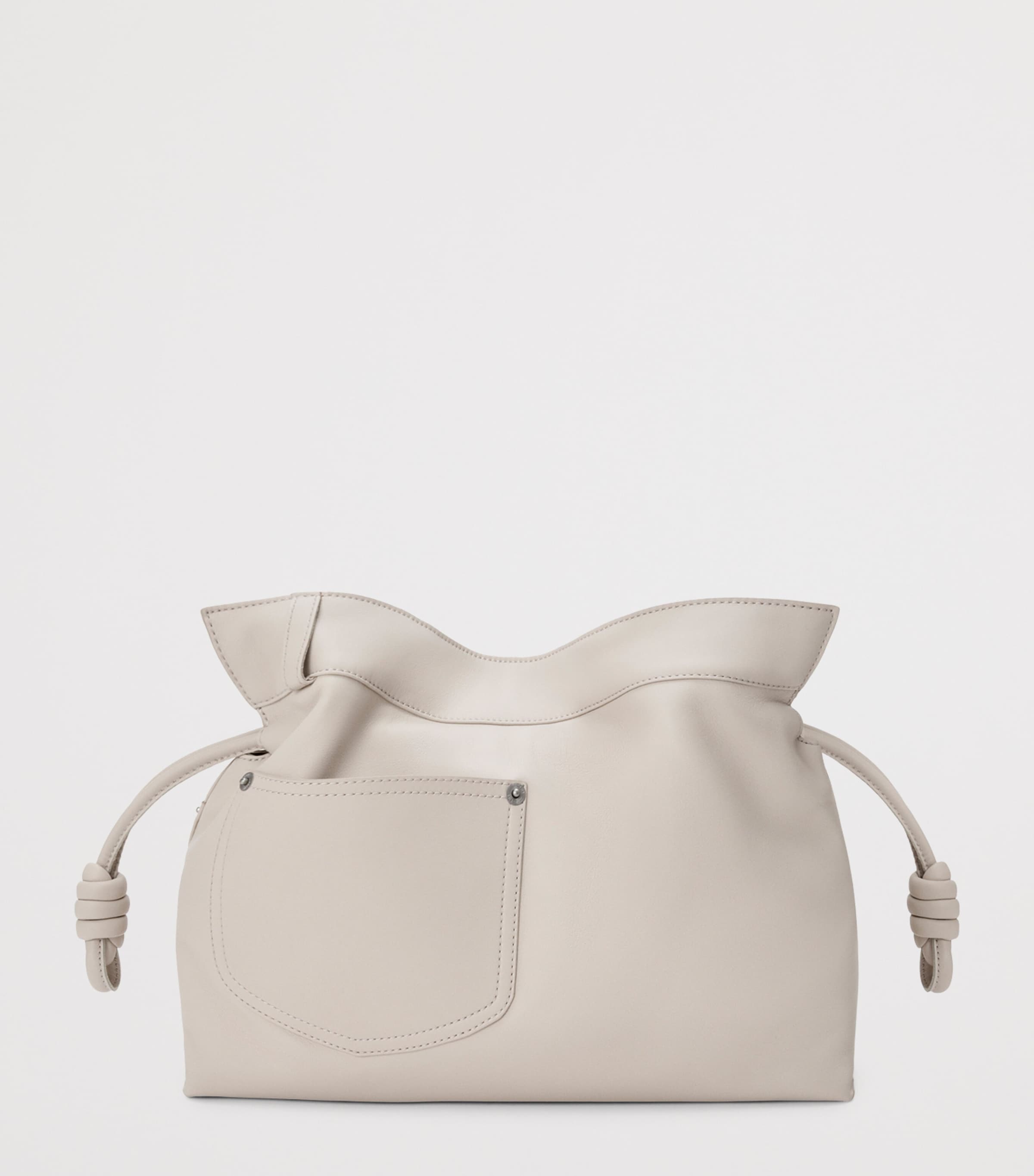 LOEWE leather jean-detail Flamenco purse clutch bag, UK version