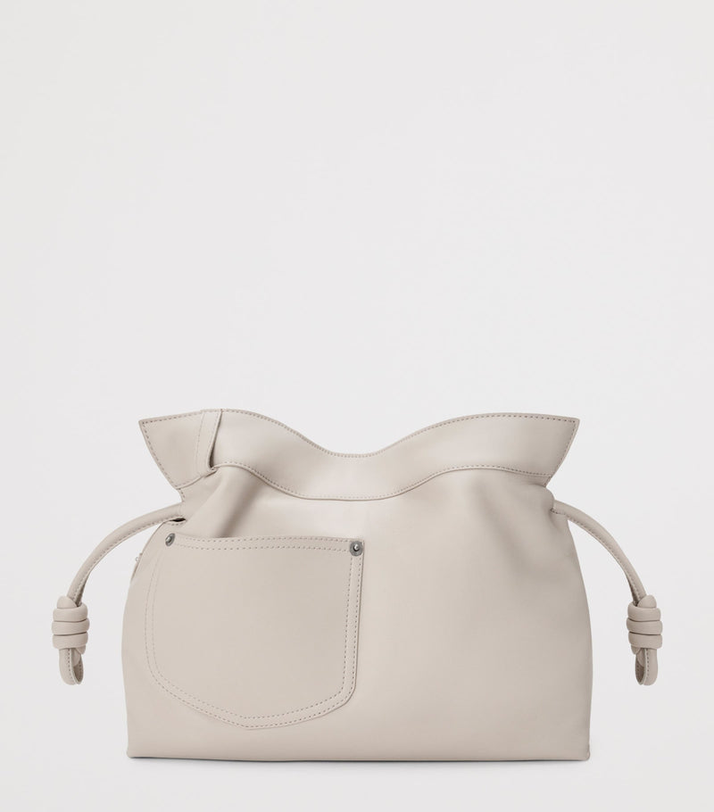 LOEWE leather jean-detail Flamenco purse clutch bag, UK version