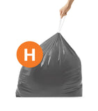 Simplehuman bin liners Code H pack of 40 - British product