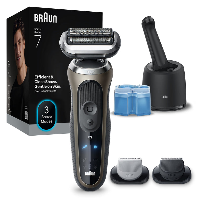 Braun Series 7 shaver with SmartCare Center (British brand)