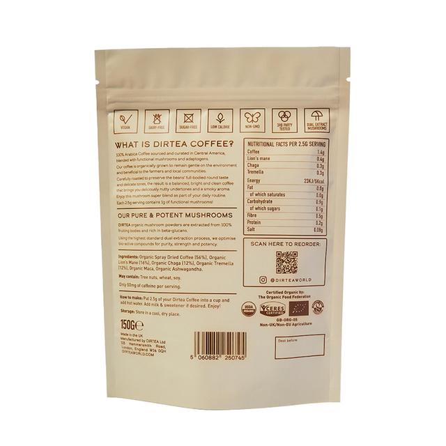 Dirtea Mushroom Coffee   150g GOODS M&S   