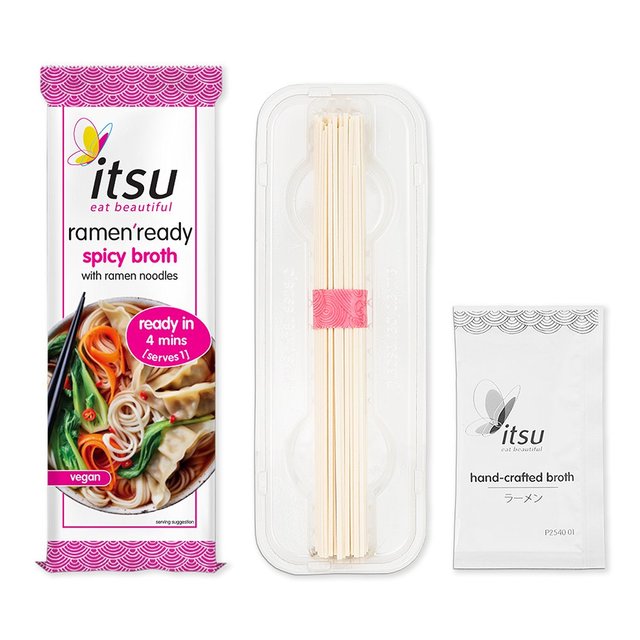 itsu Ramen Ready Noodles Spicy Broth for 1   86g GOODS M&S   