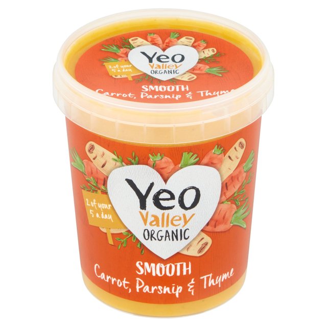 Yeo Valley Organic Carrot Parsnip & Thyme Soup   400g GOODS M&S   