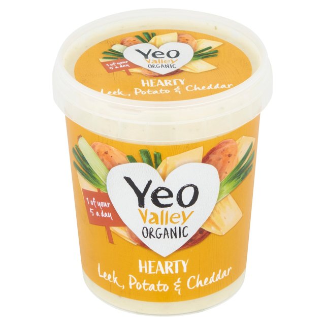 Yeo Valley Organic Leek Potato & Cheddar Soup   400g