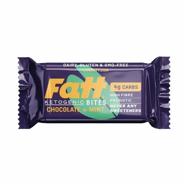 Fatt Chocolate + Mint Ketogenic Bites   35g