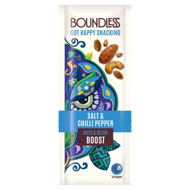 Boundless Salt & Chilli Pepper Nuts & Seeds Boost   25g GOODS M&S   