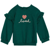 M&S Cotton Heart Sweat and Jean Outfit '0-3 M Green Mix GOODS M&S   