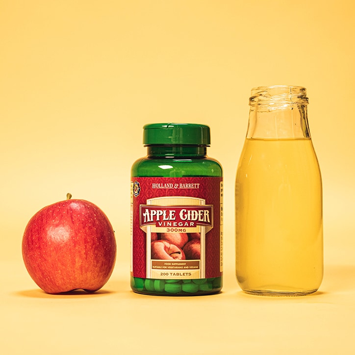 Holland & Barrett Apple Cider Vinegar 200 Tablets 300mg Apple Cider Supplements Holland&Barrett   