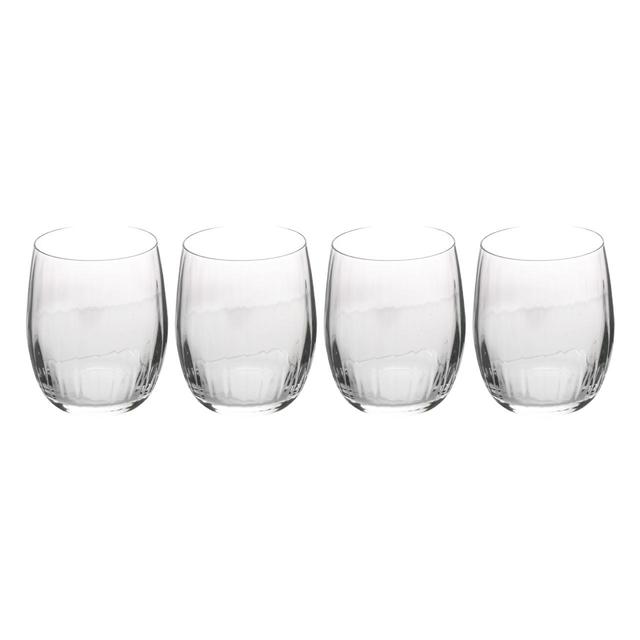 Mikasa Treviso 4pc Stemless Glasses 350ml Gift boxed   4 per pack GOODS M&S   