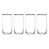 Mikasa Sorrento 4pc Highball Glasses 510ml Gift boxed   4 per pack GOODS M&S   