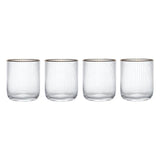 Mikasa Sorrento 4pc Stemless Glasses 400ml Gift boxed   4 per pack GOODS M&S   