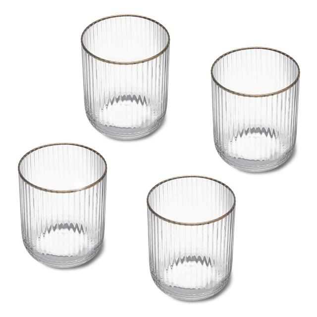 Mikasa Sorrento 4pc Stemless Glasses 400ml Gift boxed   4 per pack