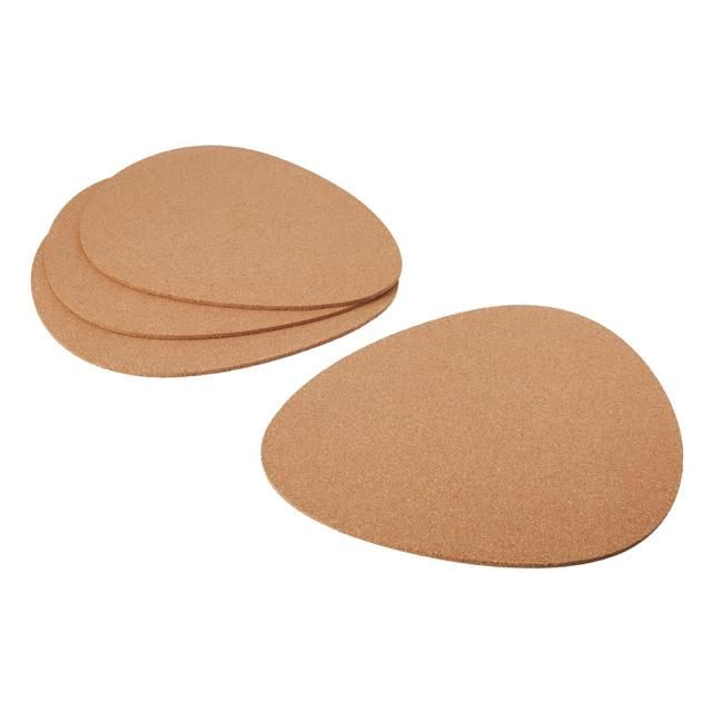 Mikasa 4pc Cork Pebble Placemats Natural 38cm x 30cm Tagged   4 per pack