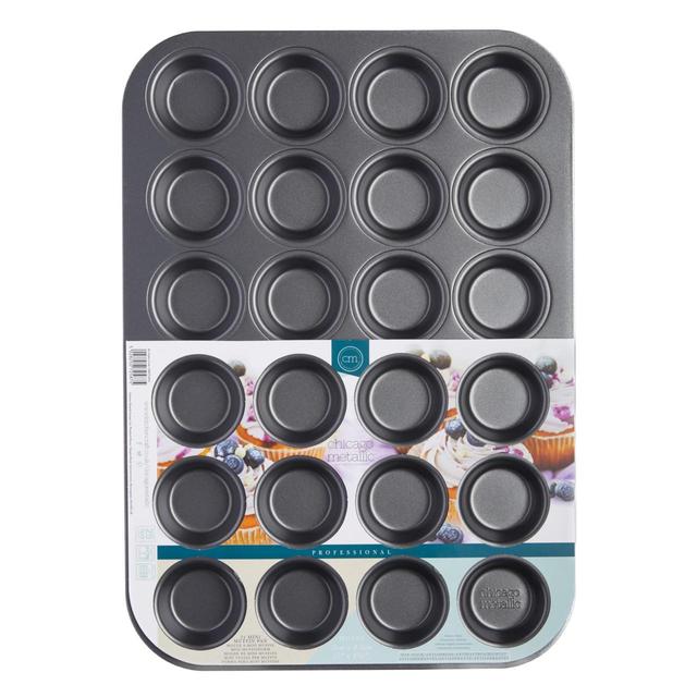 Chicago Metallic Non-Stick 24 Hole Mini Muffin Pan GOODS M&S   