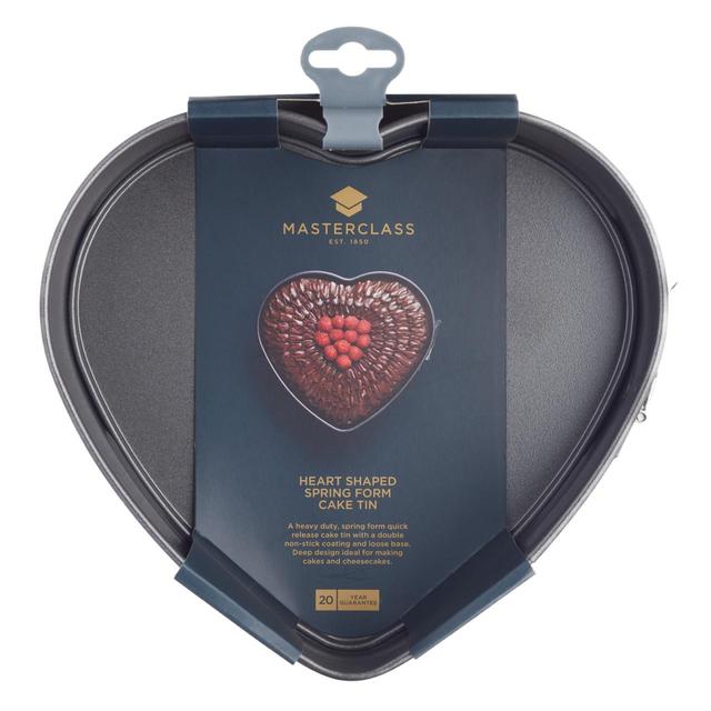 MasterClass Non-Stick Spring Form Heart Shape Cake Tin