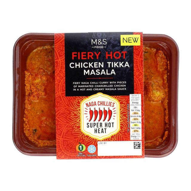 M&S Fiery Hot Chicken Tikka Masala   400g GOODS M&S   