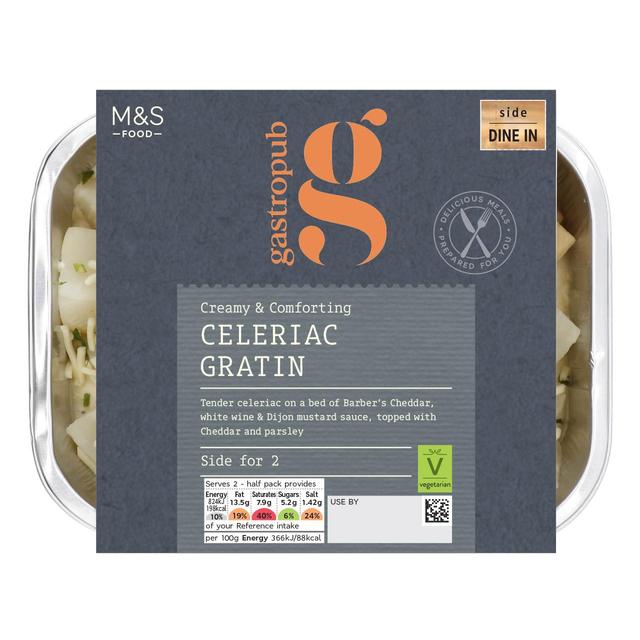 M&S Gastropub Celeriac Gratin Side   450g GOODS M&S   