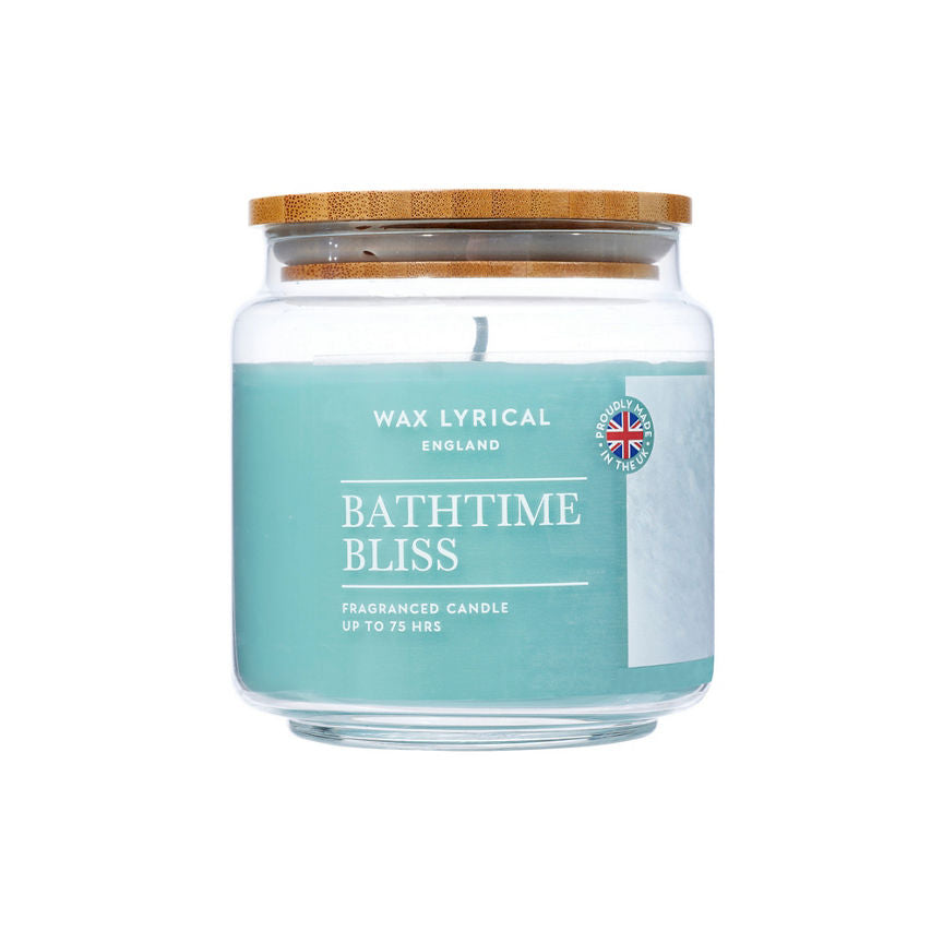 Wax Lyrical Medium Jar Bathtime Bliss Candle GOODS ASDA   