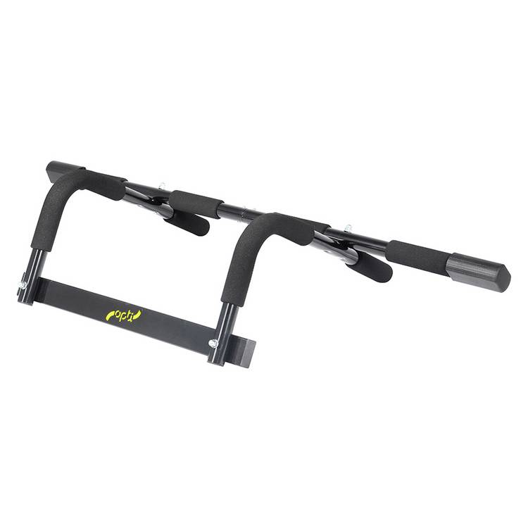 Opti multi pull up bar with three grip options, H26cm x W43cm x D95cm (British brand)