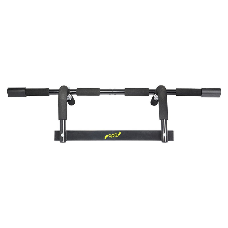 Opti multi pull up bar with three grip options, H26cm x W43cm x D95cm (British brand)