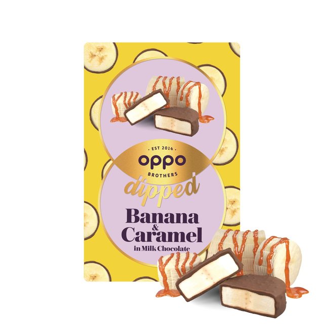 Oppo Brothers Dipped Banana & Caramel in Milk Chocolate   150g GOODS M&S   