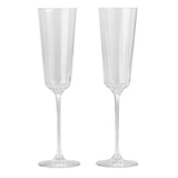 Livellara Set Of 2 Champagne Glasses   2 per pack GOODS M&S   