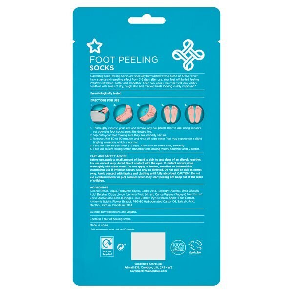 SUPERDRUG FOOT PEELING SOCKS GOODS Superdrug   