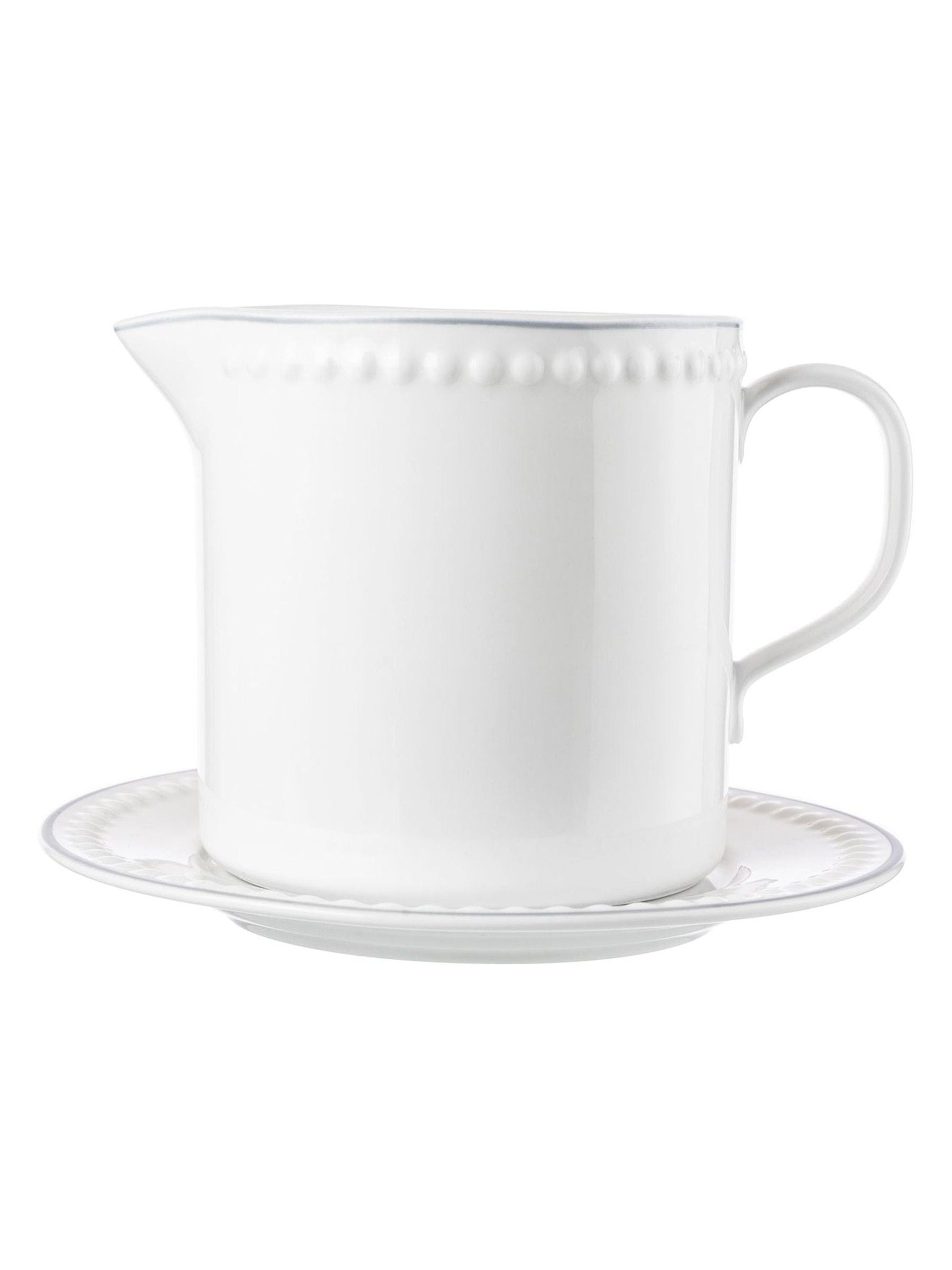 Mary Berry White Signature gravy boat and saucer, imported from the UK