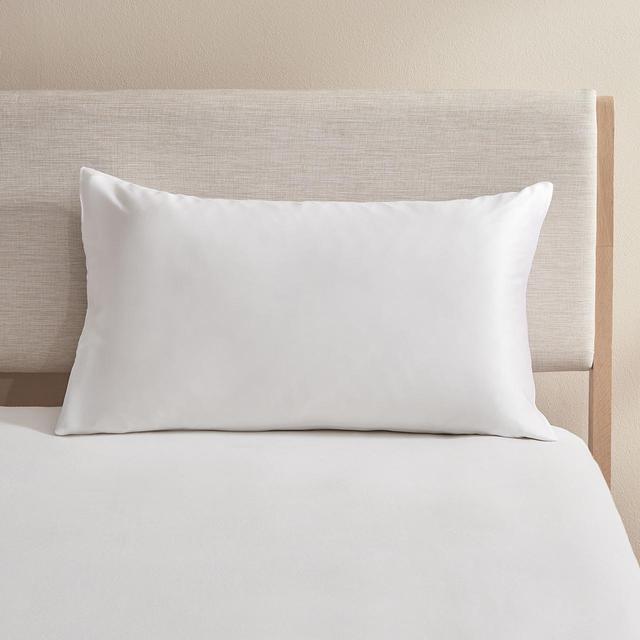 M&S Collection Pure Silk Pillowcase One Size White