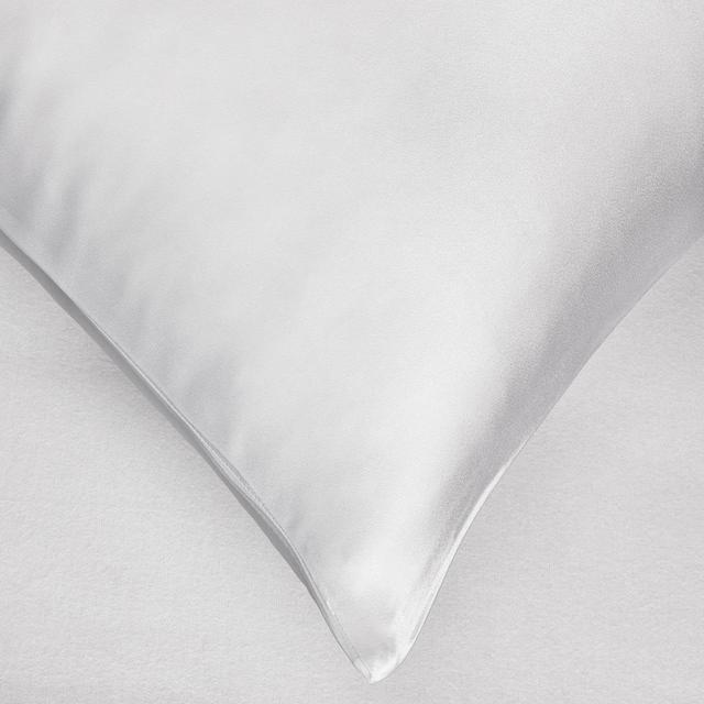 M&S Collection Pure Silk Pillowcase One Size White