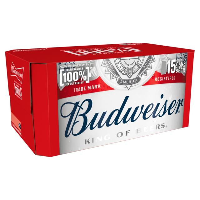 Budweiser Beer   15 x 440ml GOODS M&S   