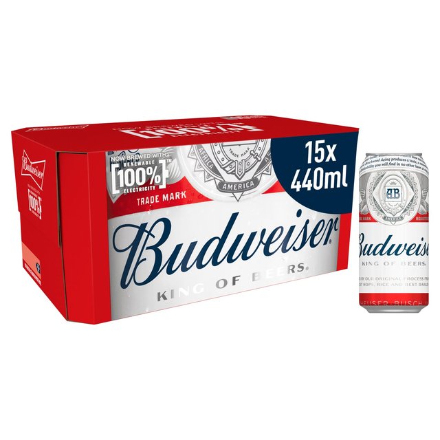 Budweiser Beer   15 x 440ml GOODS M&S   