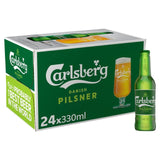 Carlsberg Pilsner Danish Lager Beer Bottles   24 x 330ml GOODS M&S   