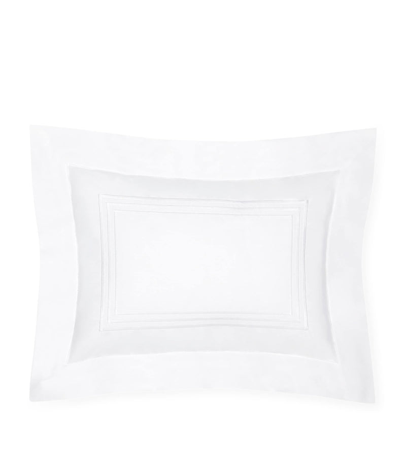 Egyptian Cotton Triple-Embroidered Boudoir Pillowcase 30cm x 40cm