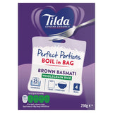 Tilda Boil in the Bag Brown Basmati Rice   4 x 62.5g GOODS M&S   