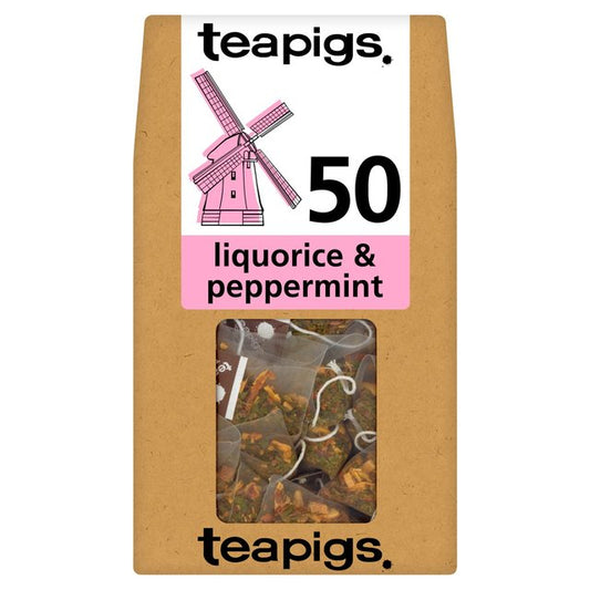 Teapigs Liquorice & Peppermint Tea Bags   50 per pack