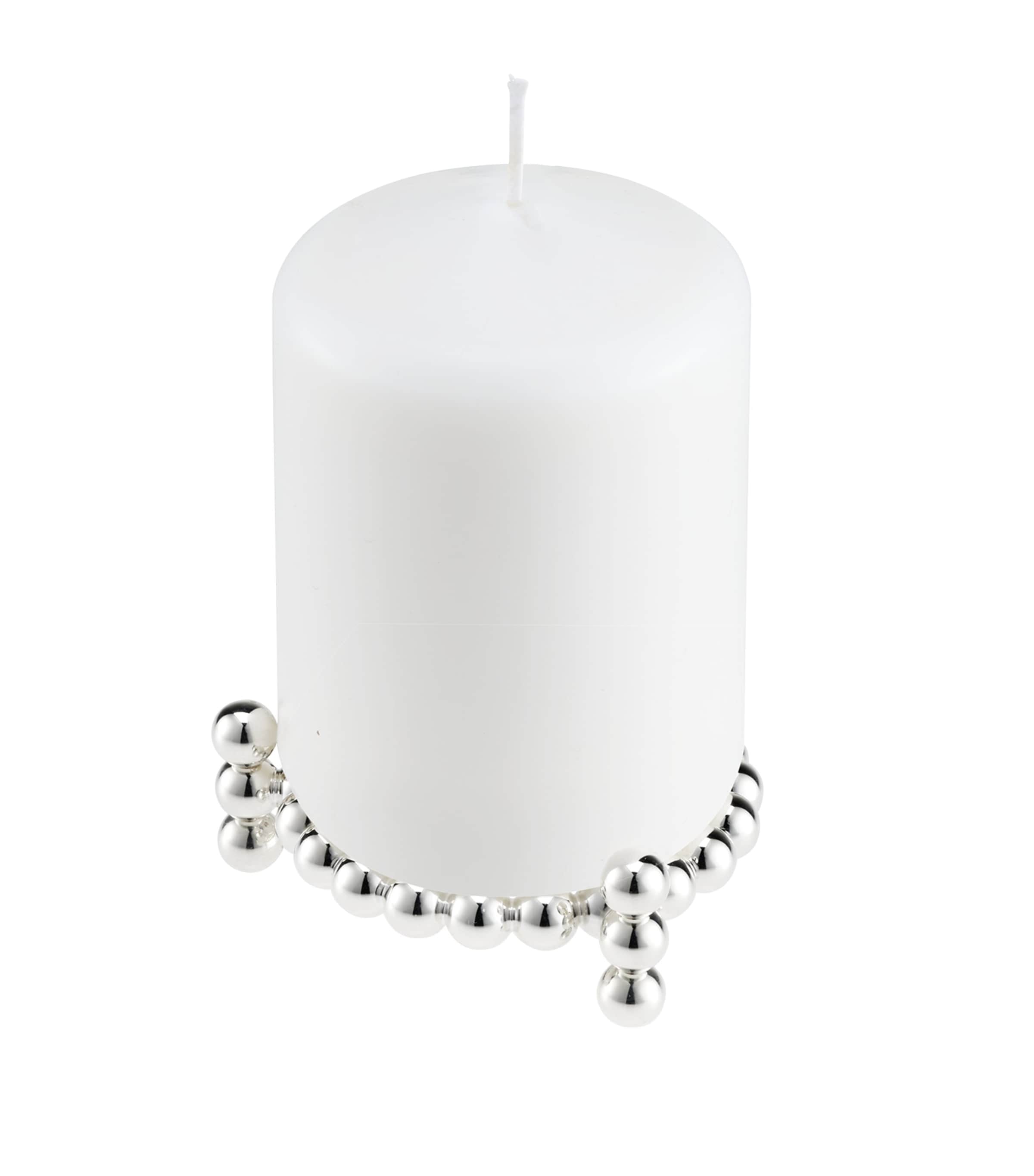 Christofle silver-plated Perles candle jewel - British product