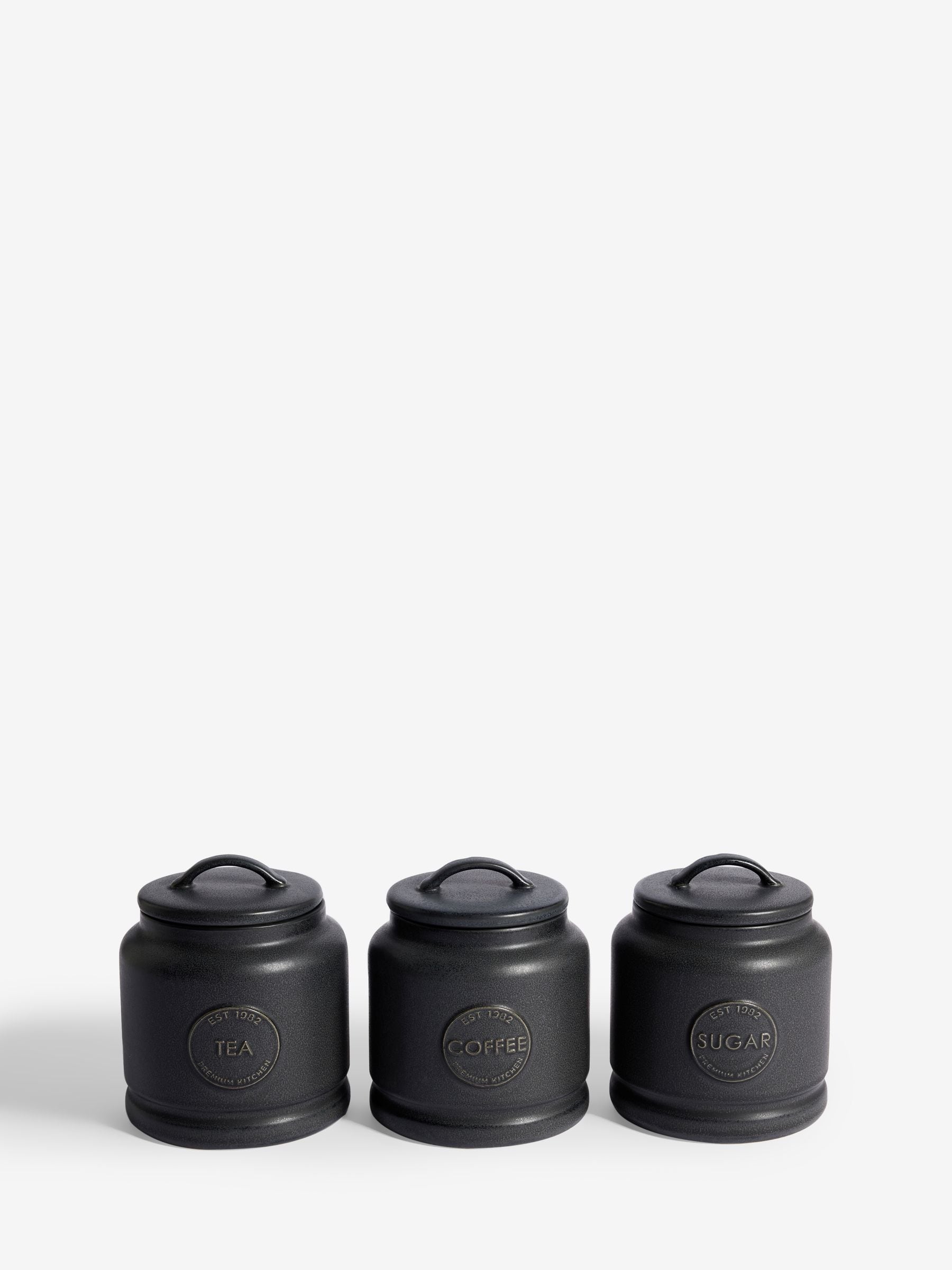 Black Country Badge Set of 3 Storage Jars