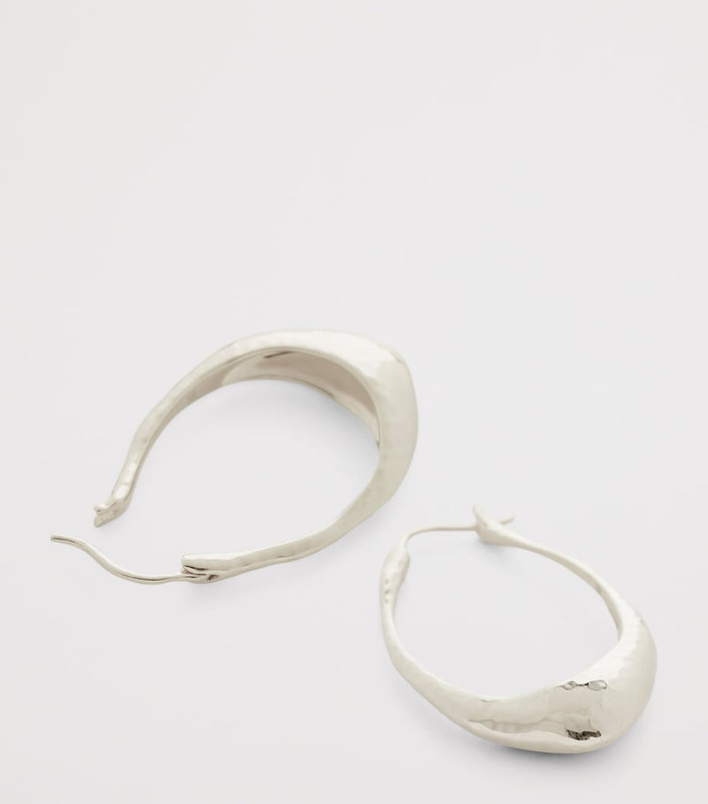 Monica Vinader medium sterling silver Deia earrings (British brand)