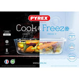 Pyrex Cook & Freeze Dish with Lid 19cm GOODS M&S   