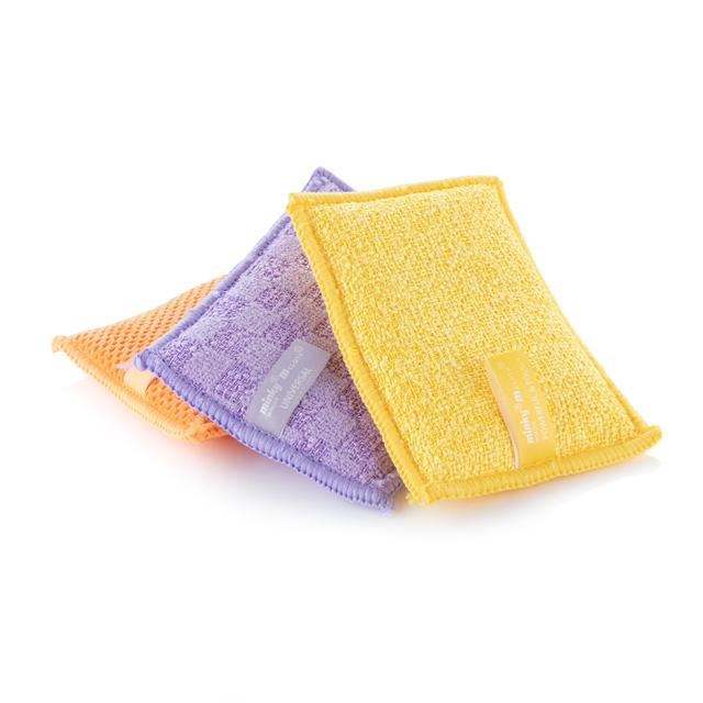 Minky M Cloth Anti Bac Scrub Pads   3 per pack GOODS M&S   