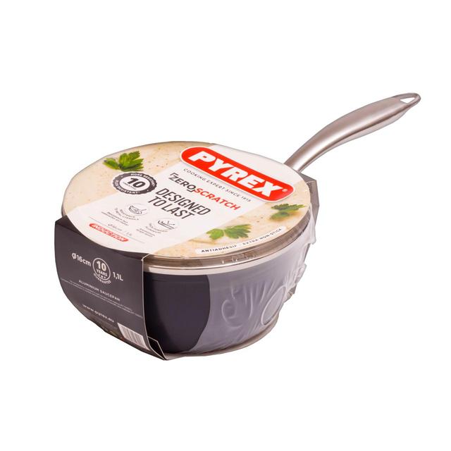 Pyrex Zero Scratch Saucepan & Lid 16cm