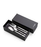 Bugatti Puro stainless steel 24-piece cutlery set - British product