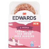 Edwards 2 Caramelised Red Onion Pork Burgers   300g GOODS M&S   