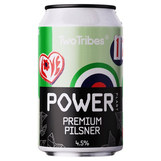 Two Tribes Power Plant Premium Pilsner   330ml