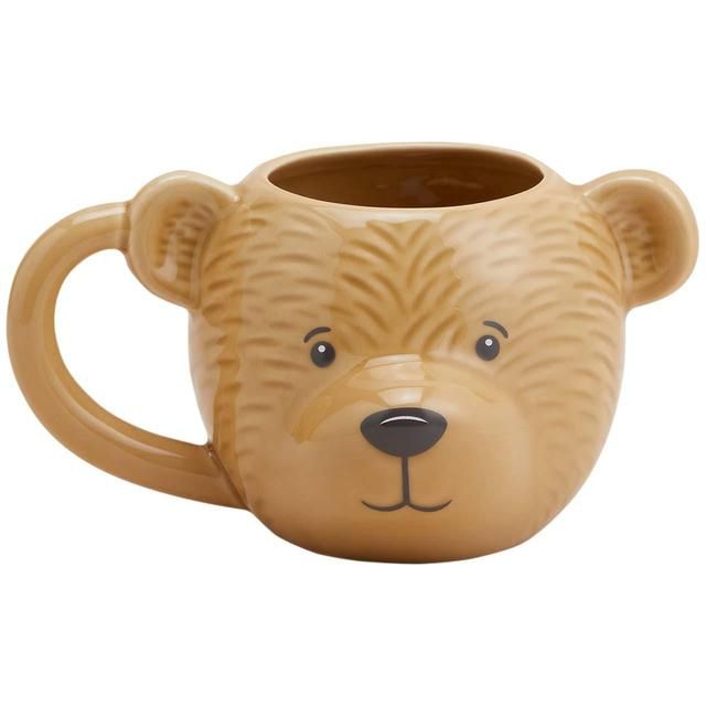 M&S Spencer Bear Shaped Mug Brown GOODS M&S   