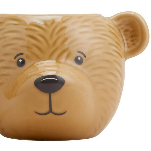 M&S Spencer Bear Shaped Mug Brown GOODS M&S   