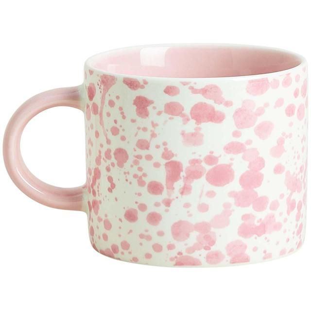 M&S Paint Splatter Mug Pink GOODS M&S   