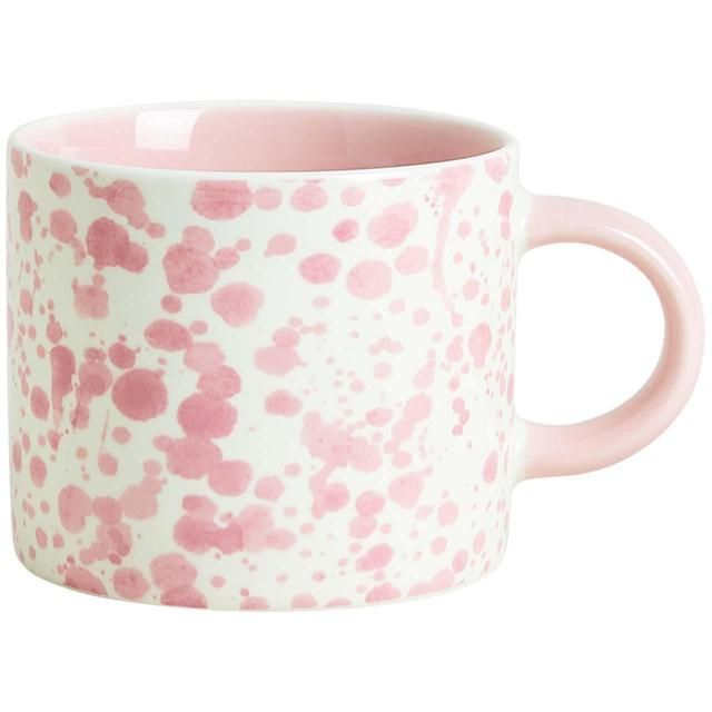 M&S Paint Splatter Mug Pink